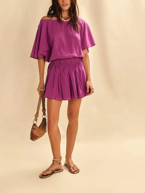 Free People Dresses & Skirts - Free People Free-Est Sutton Mini Dress in Purple